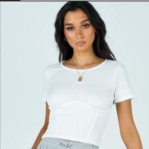 Princess Polly white Graceland Top